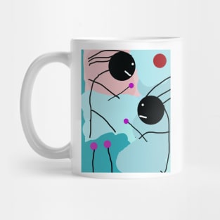 Friends in the Field Stick Figure Mug